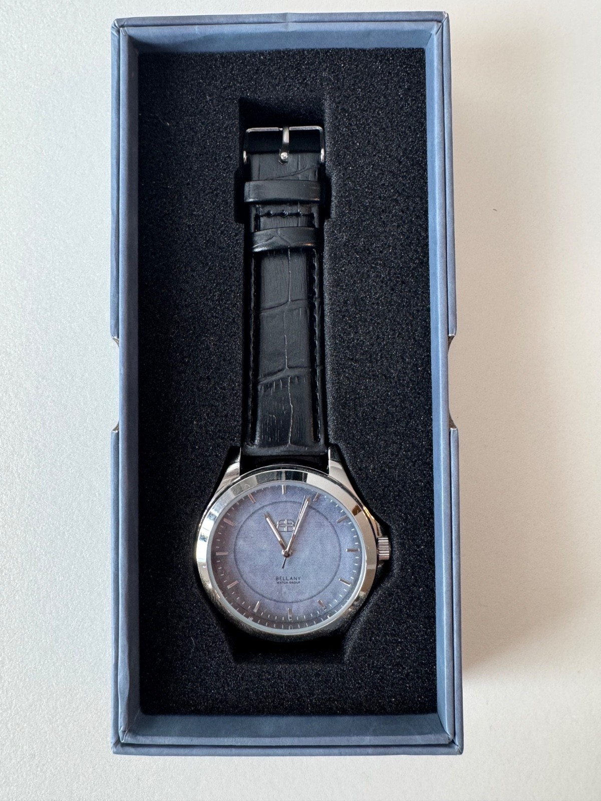 NEW Bellany Watch Group Men’s Watch Black Band Model BWG-238 w/Original Box