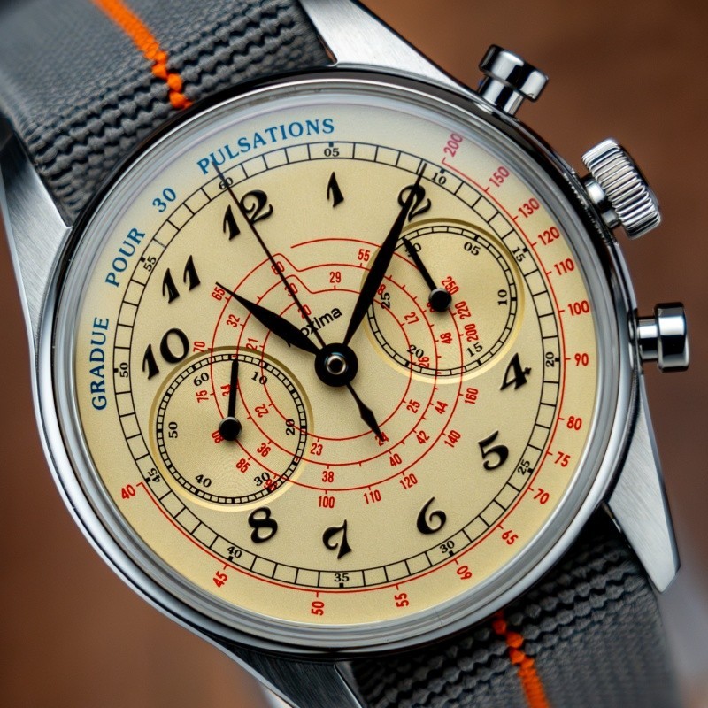 Proxima Men Chronograph Watch 39mm Manual Winding Mechanical Wristwatch ST1902