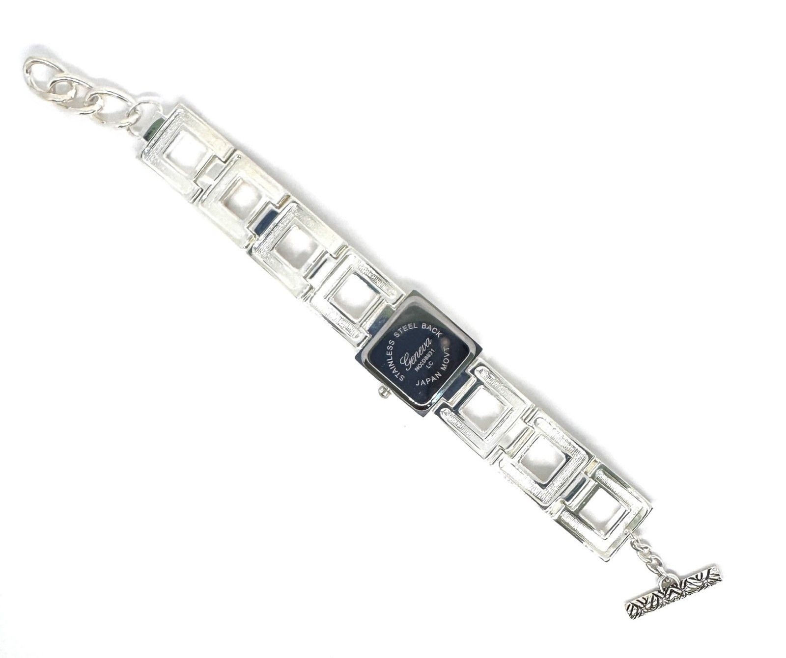 Silver Metal Ladies Watch Silver Face Bracelet Watch #1170
