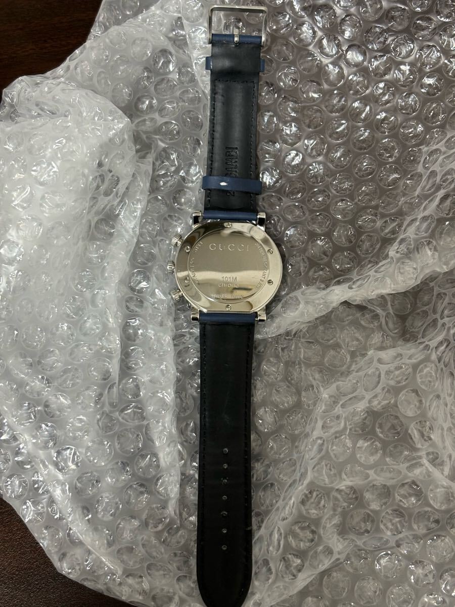 GUCCI G Chrono 101M White Silver Men’s Quartz Watch