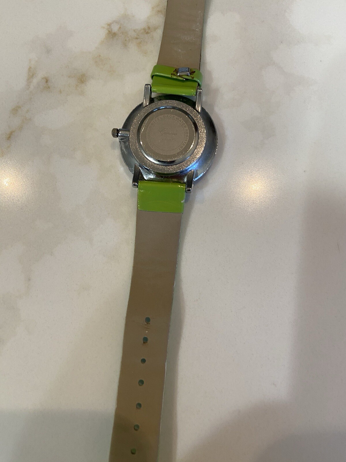 Green Geneva Bangle Watch New Battery Works Great Take A Look