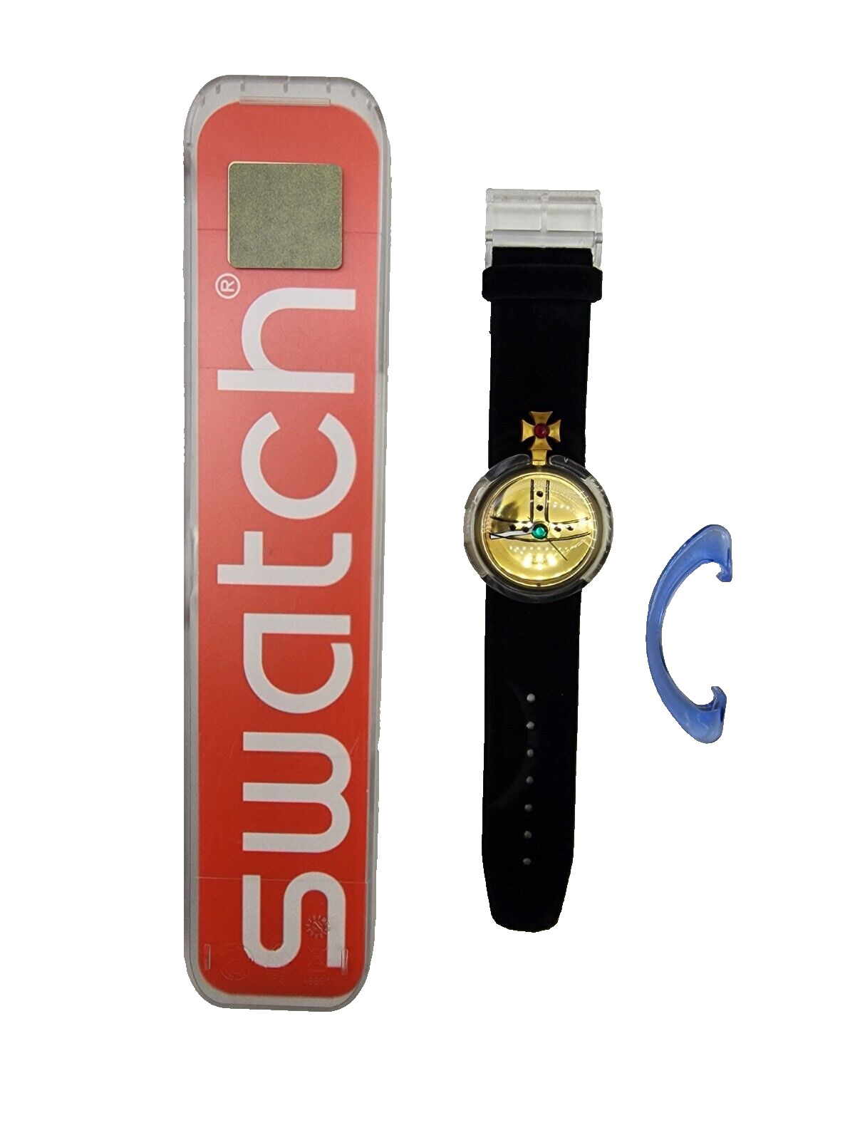 Vivienne Westwood Pop Swatch «Orb» Limited Edition Wristwatch Women Black