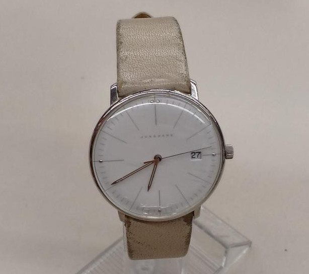 JUNGHANS Max Bill 47.4355 Quartz White Dial Watch from JP