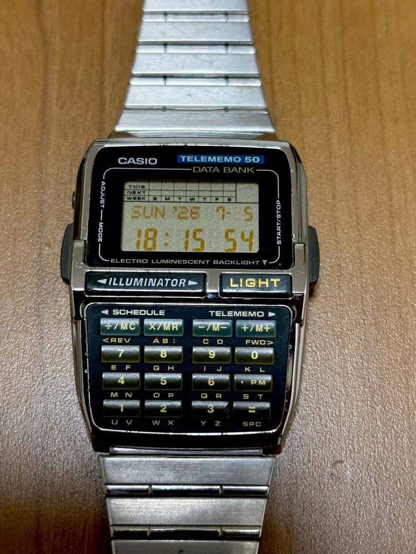 New Battery Casio DBC-630 Data Bank Telememo Mens Digital Vintage watch