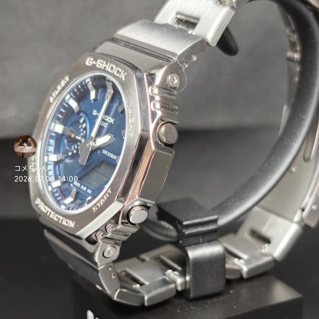Casio G-SHOCK GM-2110D-2BJF Blue Watch With Box