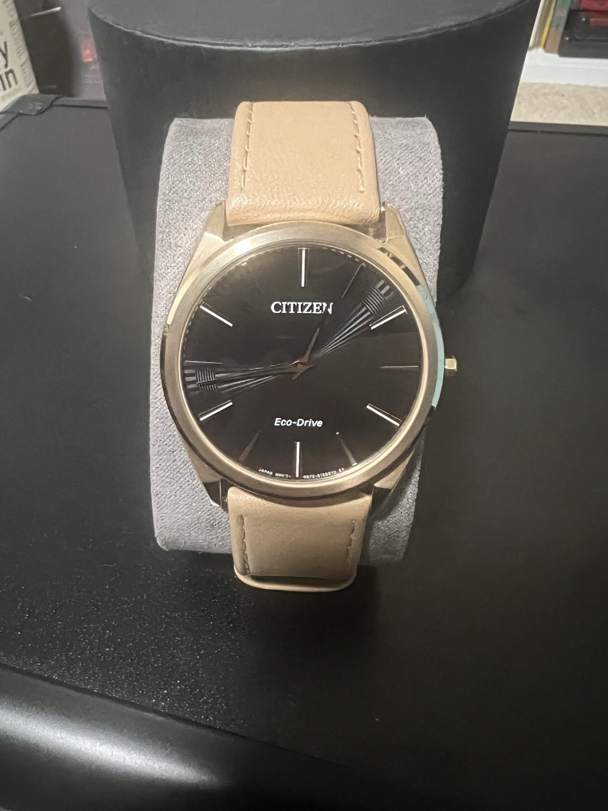 Citizen Stiletto Eco Drive 38mm Solar Movement Black Dial AR3073-06E