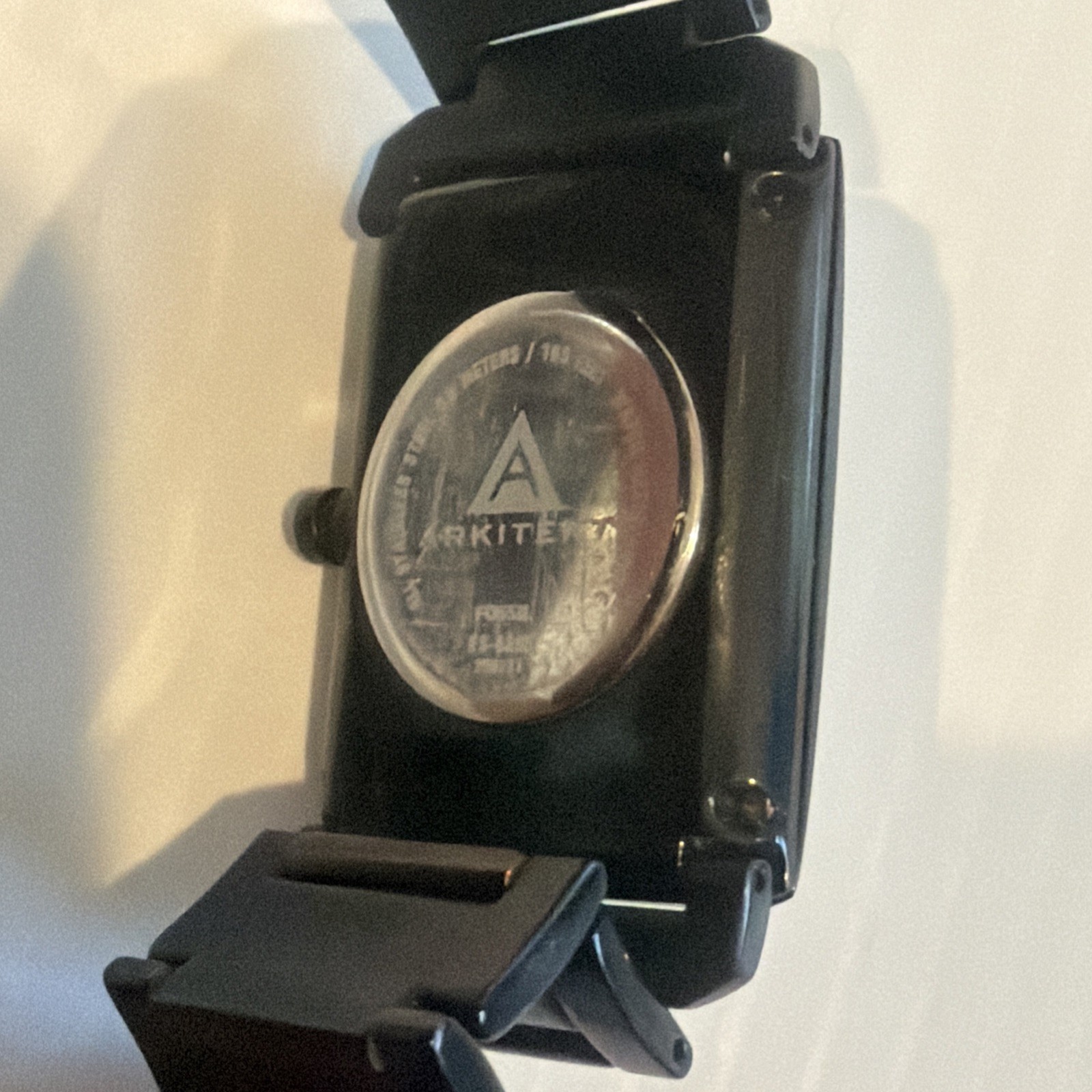 Fossil Arkitekt 50m/165 Feet. Black Wrist Watch. FS-4295 Stainless Steel