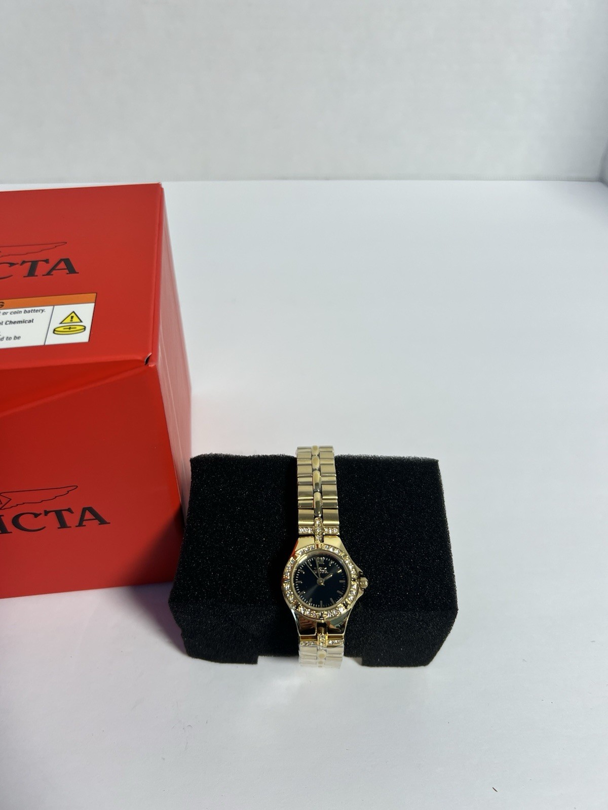 New Invicta Ronda 763 Caliber Women’s Watch – 21.5mm, Gold