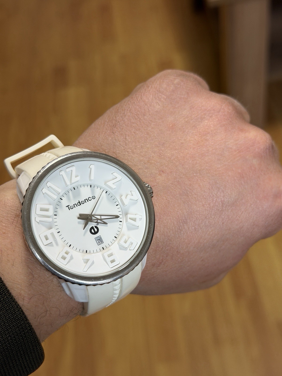 Watch Tendence Gulliver Oversize White 3D Dial Men’s/Unisex Hi-Tech Polycarbonat