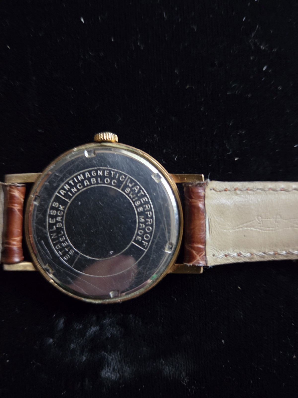 VINTAGE MEN’S WRIST WATCH BUCHERER MANUAL REF.50030 WATER PROOF SWISS1950’S