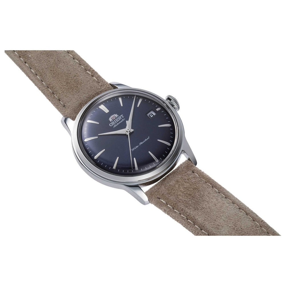 Orient Men’s Bambino Blue Dial Automatic 38mm Watch RA-AC0M12L
