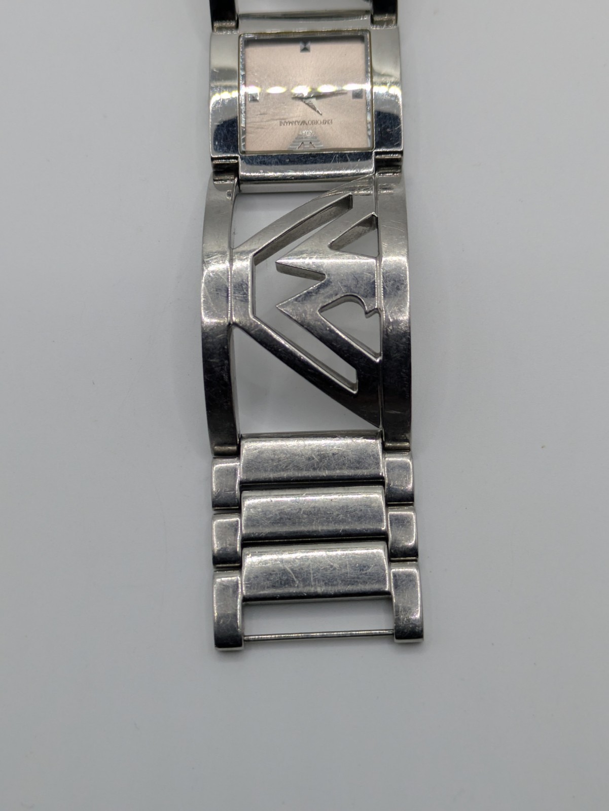 Emporio Armani AR5777 Quartz Bangle Watch Untested Parts Repair 27.8mm