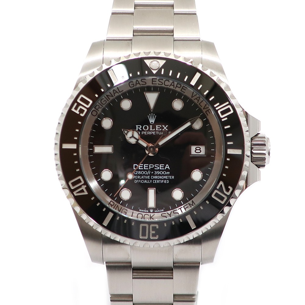 Rolex Sea-Dweller Deepsea 136660 44mm Stainless Steel Black Wristwatch #UW870