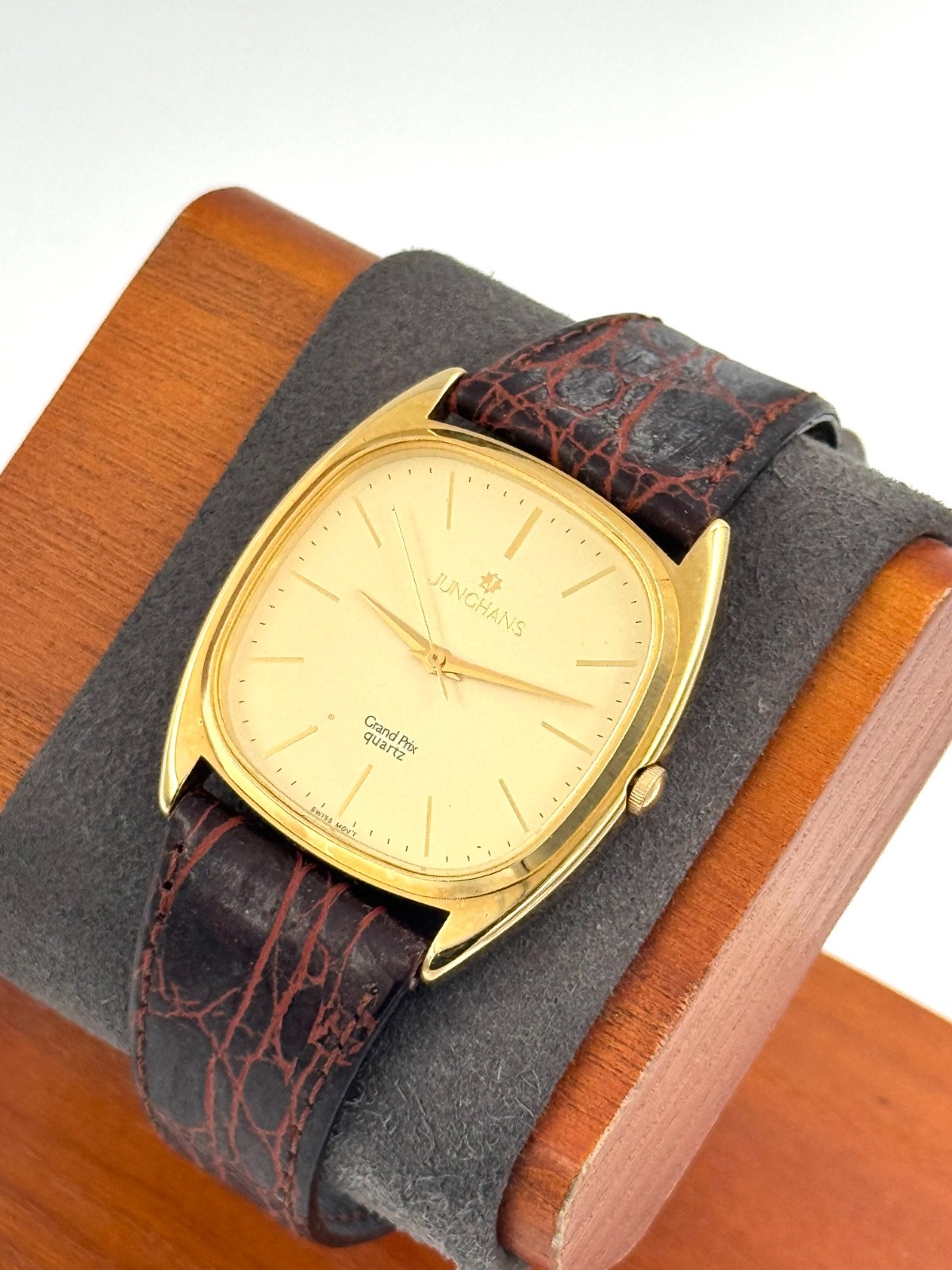 junghans grand prix 31mm Men Quartz Watch for Parts not working -f1292