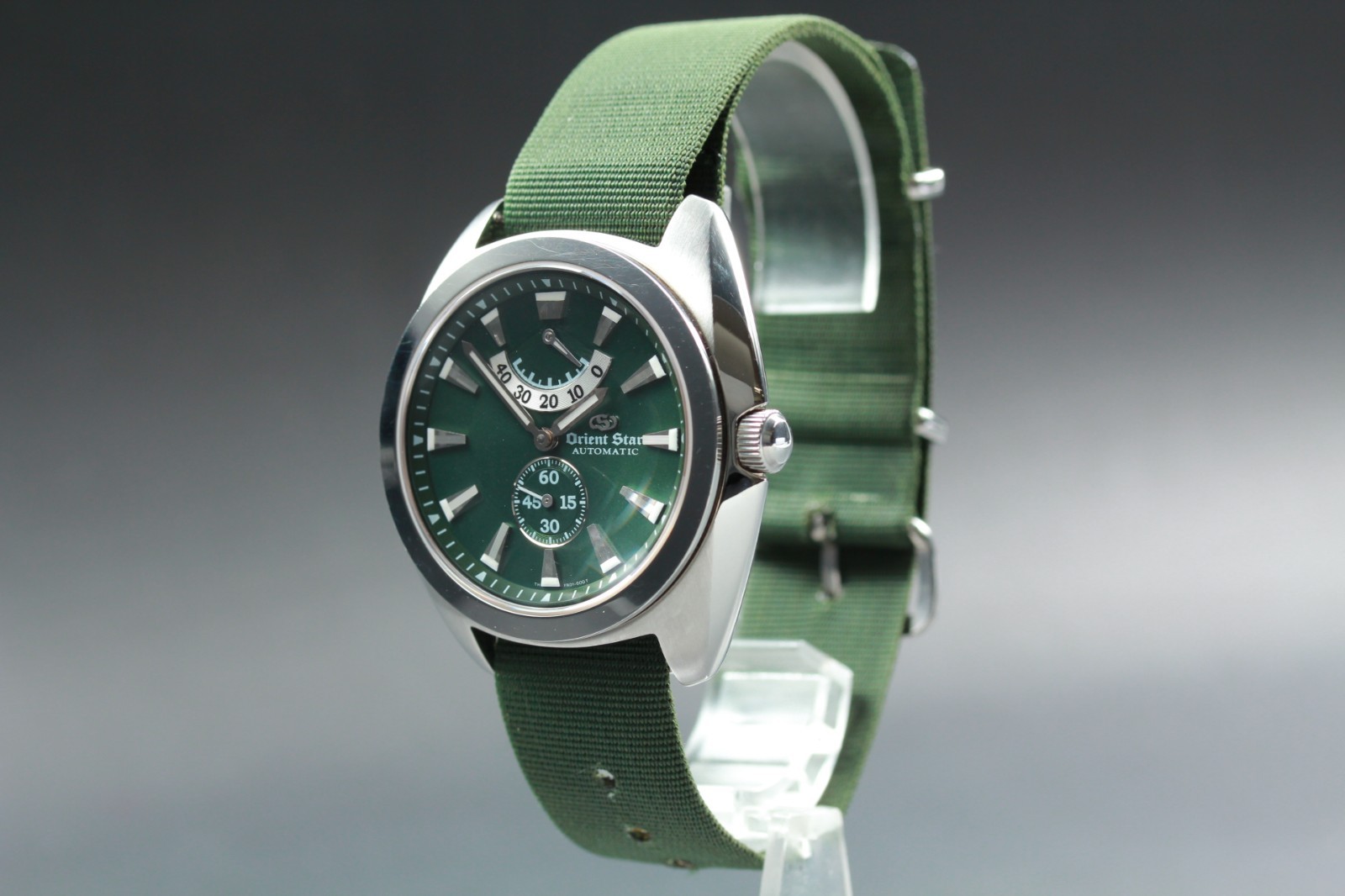 [NEAR MINT] Orient Star FR01-C0 CA Green Dial Power Reserve Automatic Mens Watch