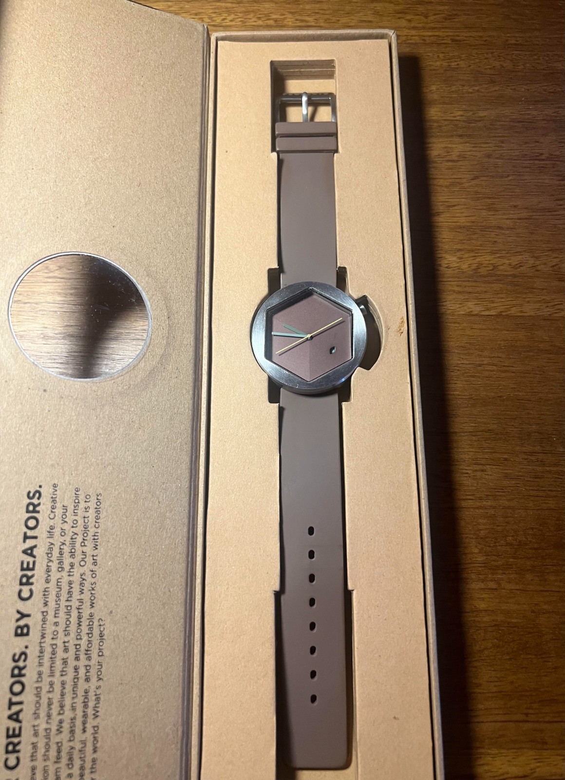 Projects Watches – Cubit Shiitake Unisex 40mm Watch Silicone Band