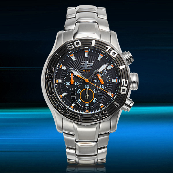 32 Degrees Polar Chronograph Mens Diver Watch / MSRP $1,400.00 ( 2 COLORS )