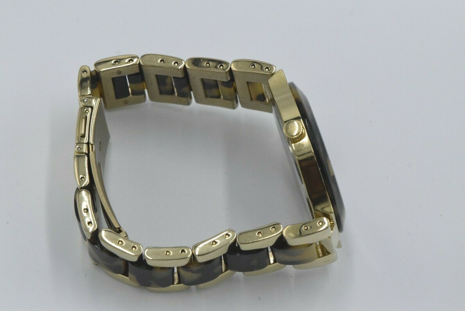 Silpada «Timeless Tortoise» Resin Stainless Steel Gold Watch KRT0016
