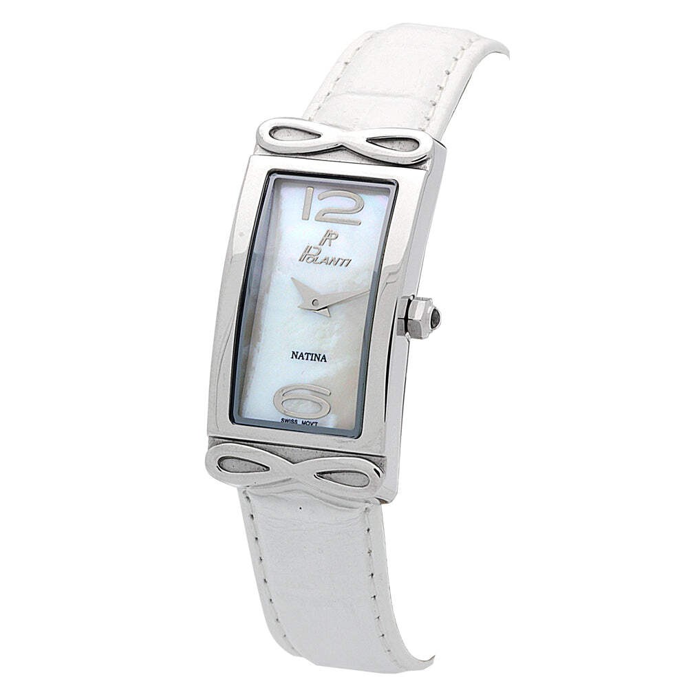 NATINA WHITE | White MOP Dial Wristwatch L808W