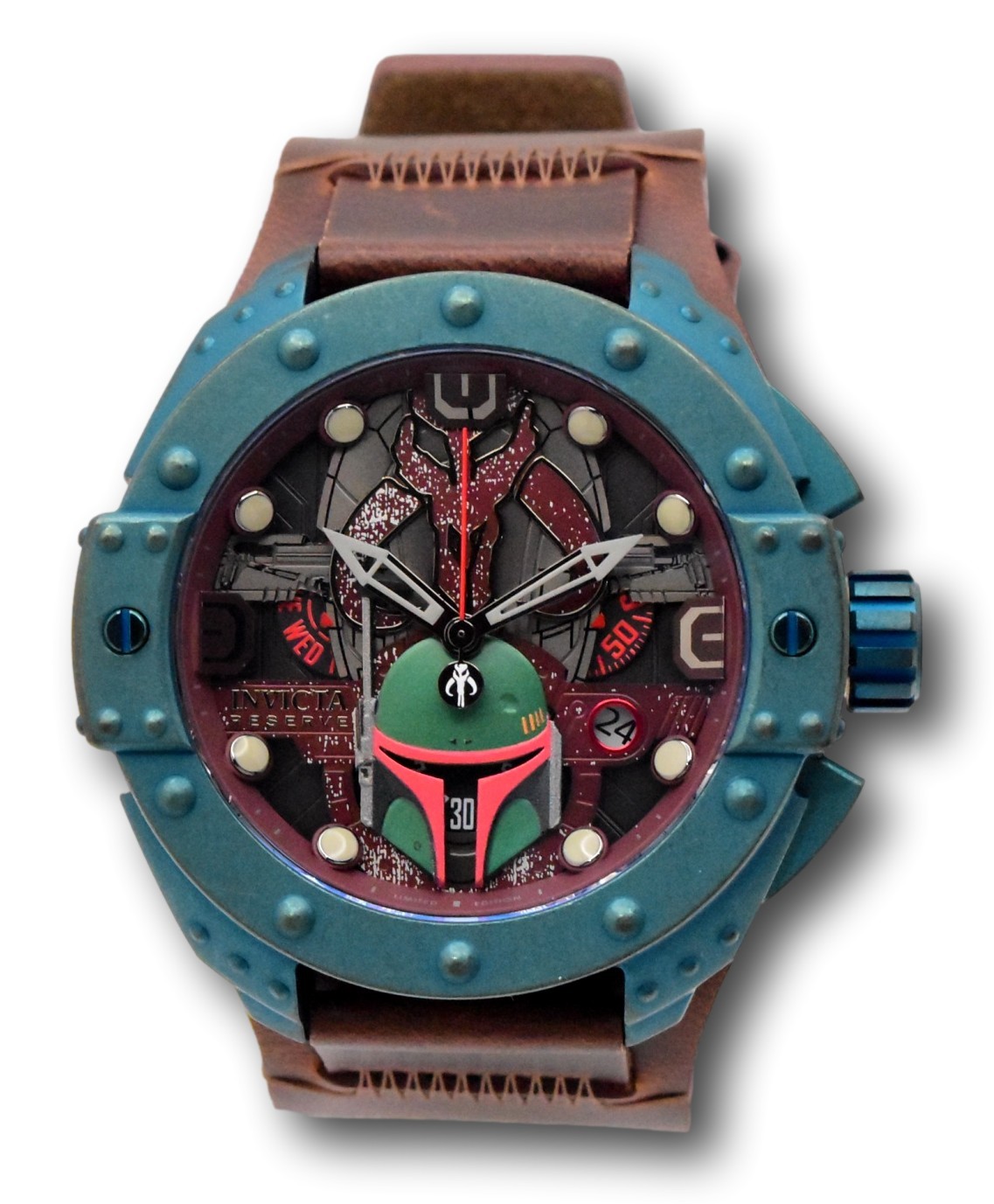 Invicta Star Wars Boba Fett Men’s 52mm Limited Swiss Chrono Watch 44298