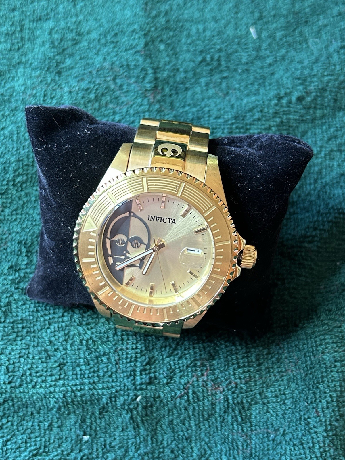 Invicta Star Wars C-3PO Limited Edition 47mm Automatic NH35A Gold Tone Watch 261
