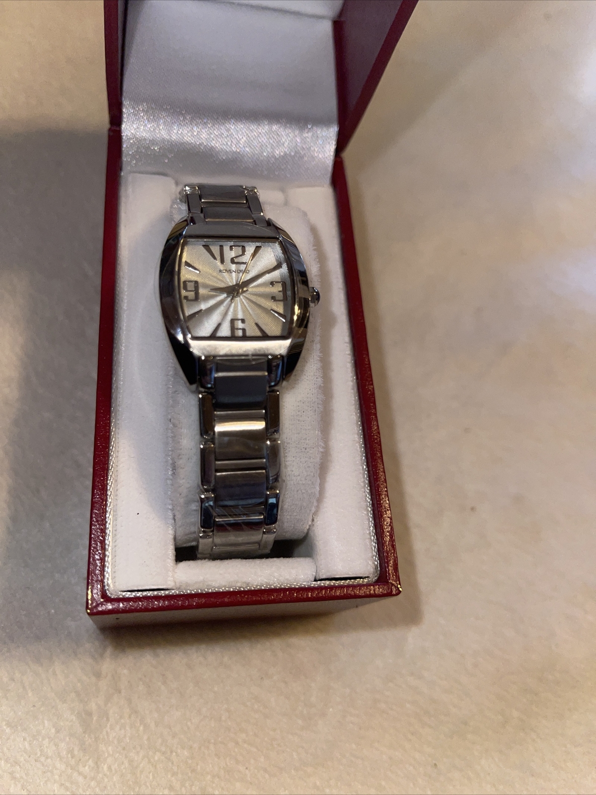ROVEN DINO LADIES BASE METAL WHITE FACE SWISS MADE WATCH SAVOY new