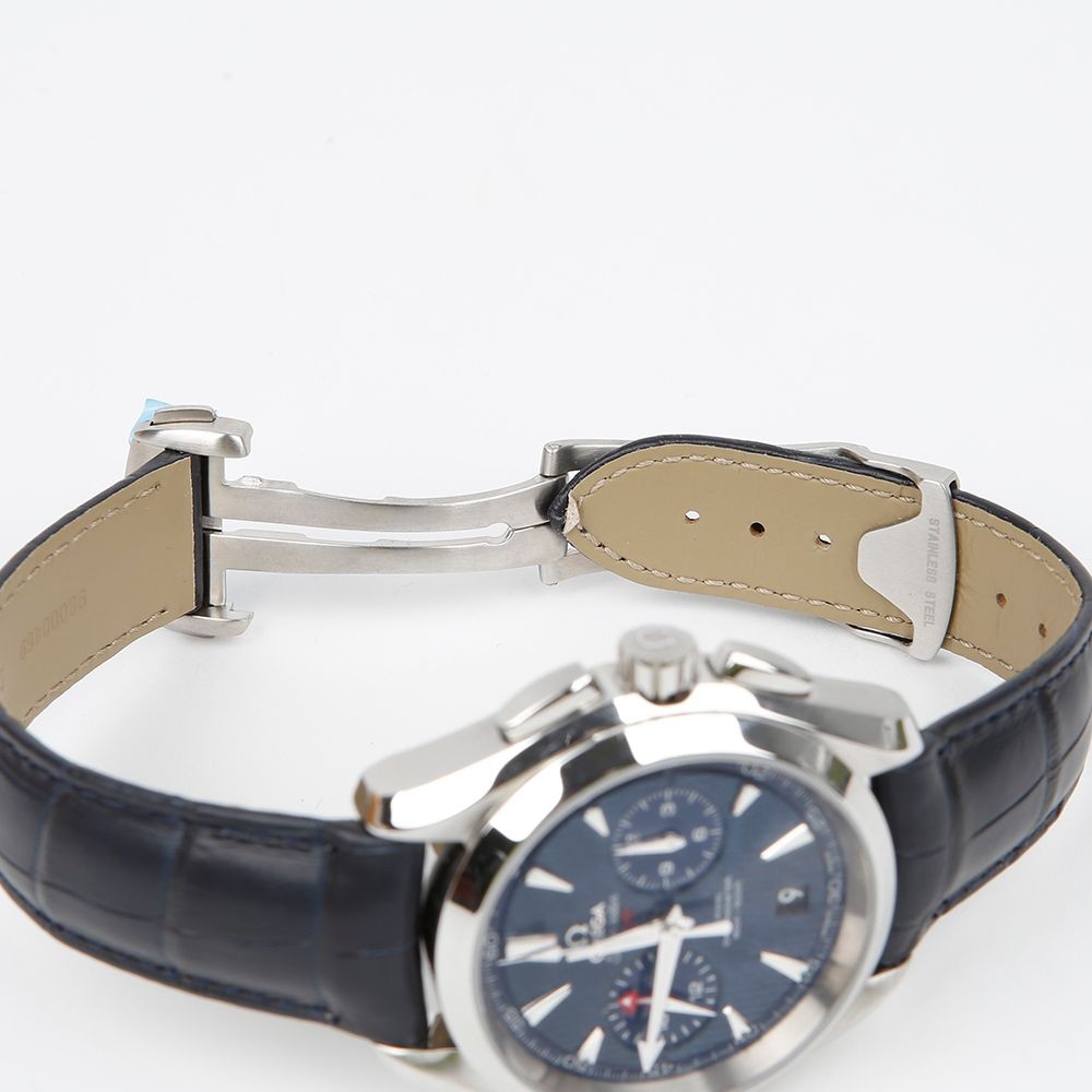 Omega 231 13 43 52 03 001 Seamaster Aqua Terra GMT Watch 153852010 [P]