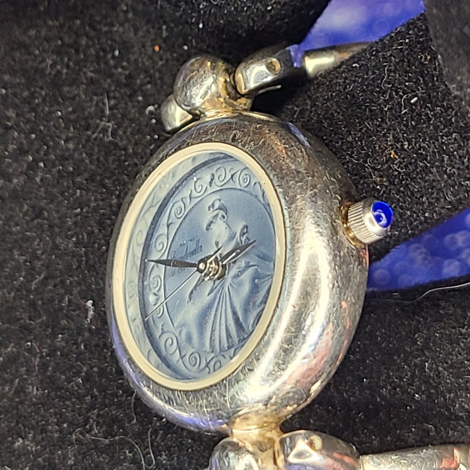 Disney Cinderella 50th Fossil Watch Sterling Silver LE Box Ready To Wear Video