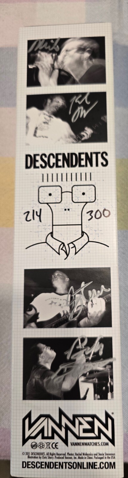 Descendents Signed Never Worn Cool to Be You Vannen Watch 214 of 300!