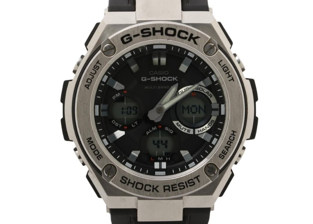 CASIO G-SHOCK G-STEEL GST-W110-1AJF Men’s Watch Black Resin Stainless Steel