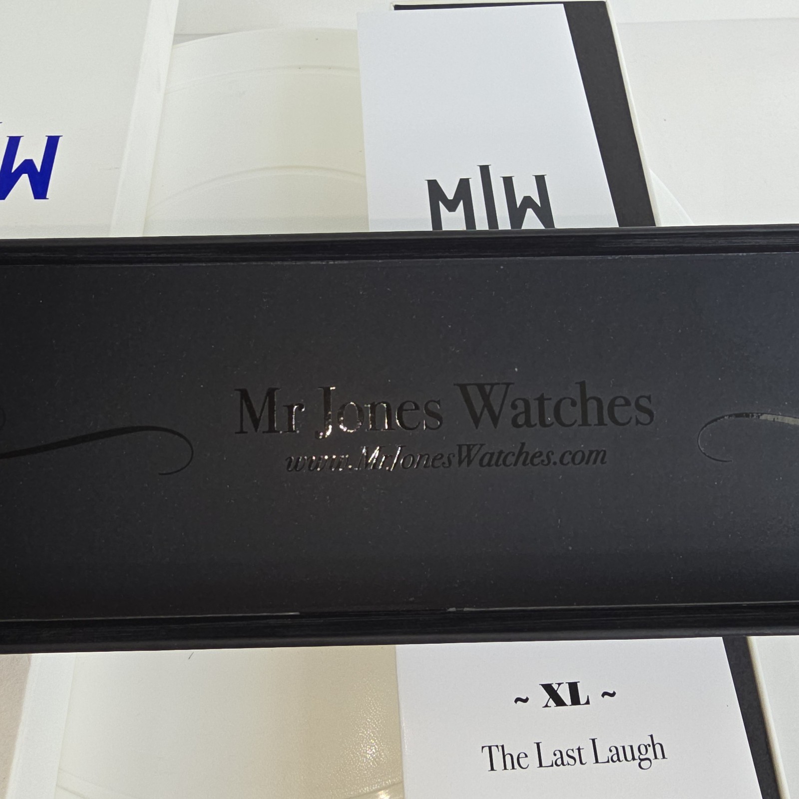 MR. JONES WATCHES THE LAST LAUGH XL TATTOO AUTO «RARE» MUST SEE UNIQUE WATCH
