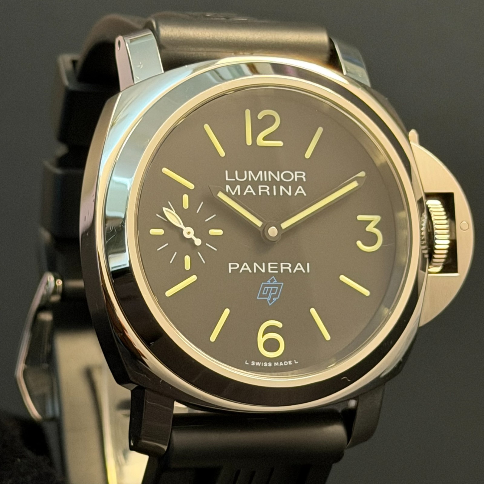 Panerai Luminor PAM00777 Box, Unworn Panerai Black Rubber Strap + 2 Straps