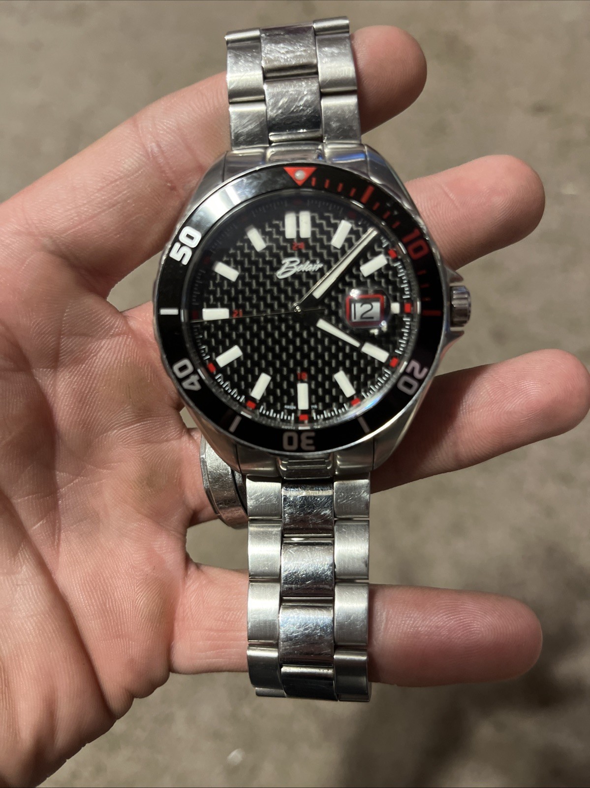 Belair Men’s Wristwatch Sapphire Crystal