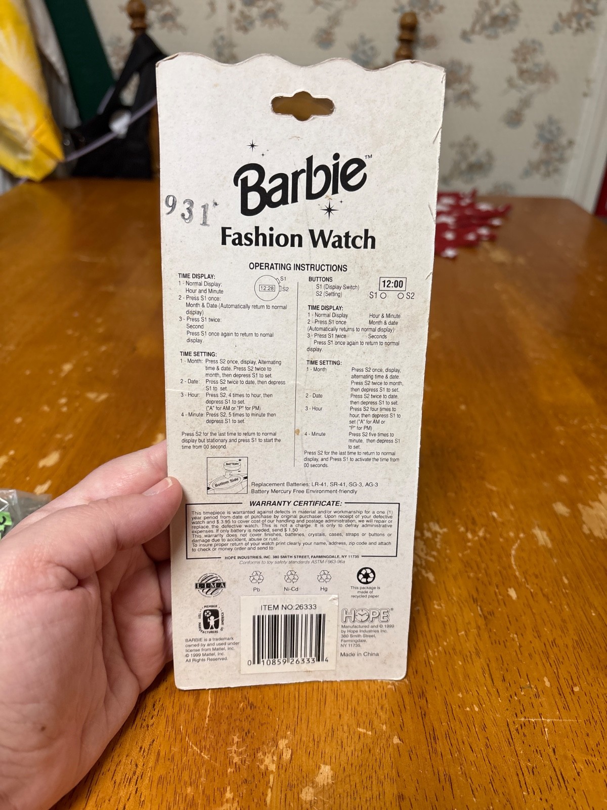 barbie fashion sports watch