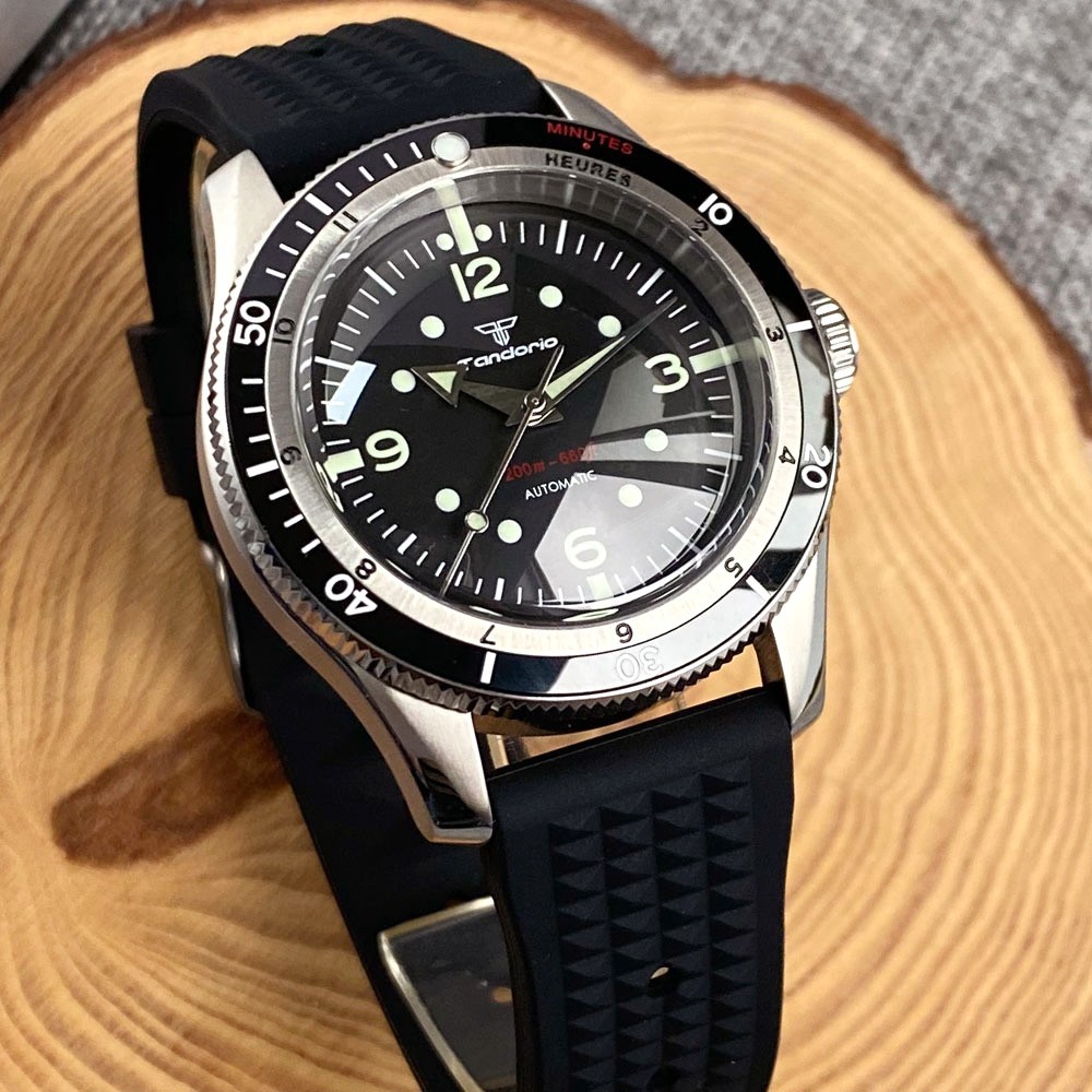 20ATM Diver Tandorio 40mm Retro Sapphire Automatic NH35A Miyota8215 Men Watch