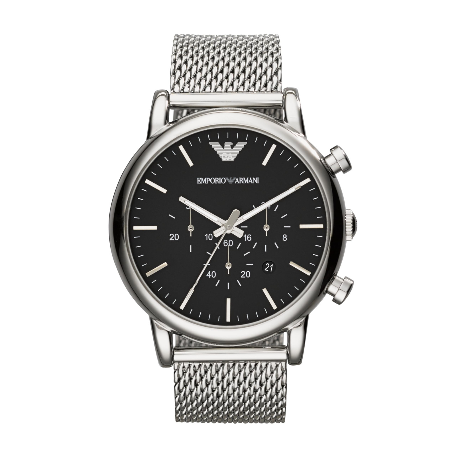 Emporio Armani Men’s AR1808 Dress Silver Watch