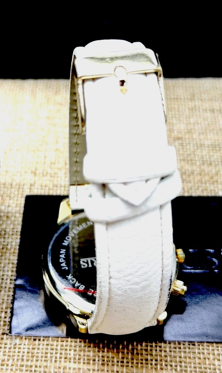 Kessaris ladies sparkle glitter face japanese movement Watch nib