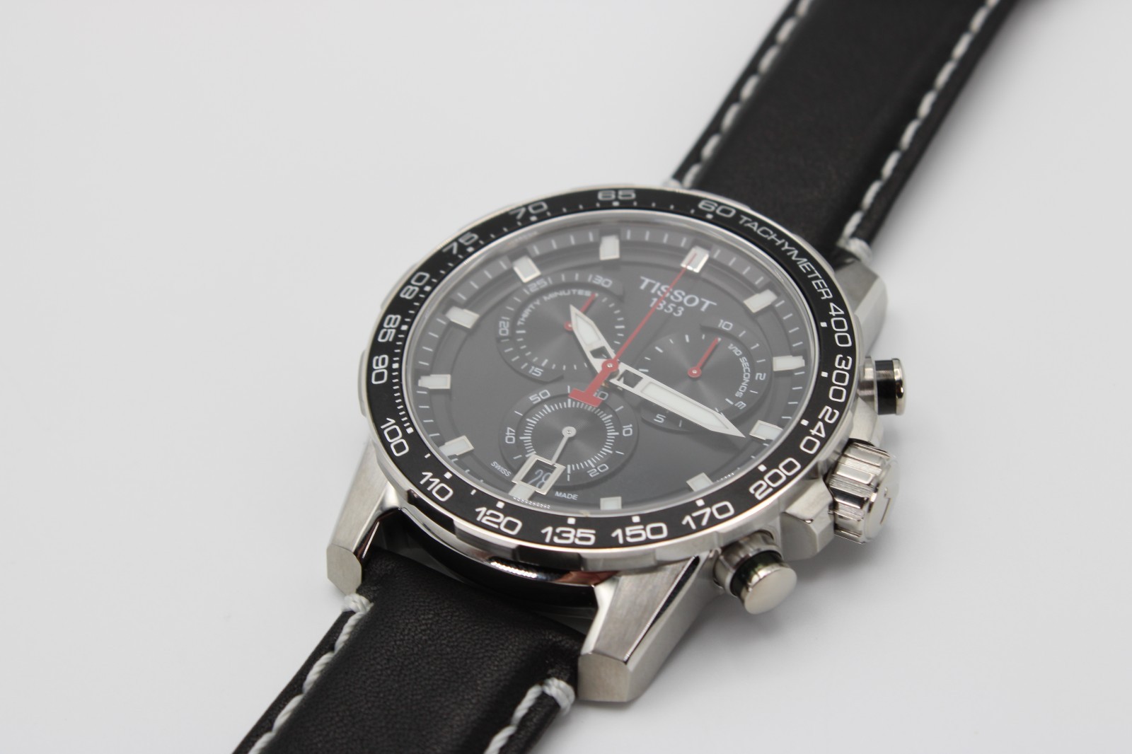 TISSOT Supersport Chrono T125.617.16.051.00 Quartz Black Dial Men’s Watch 45.5mm
