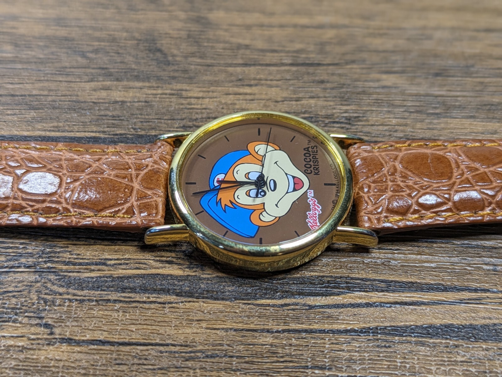 Vintage – 1994 Sasco Inc, Cocoa Krispies Cereal 9″ Watch, Kelloggs Coco Monkey