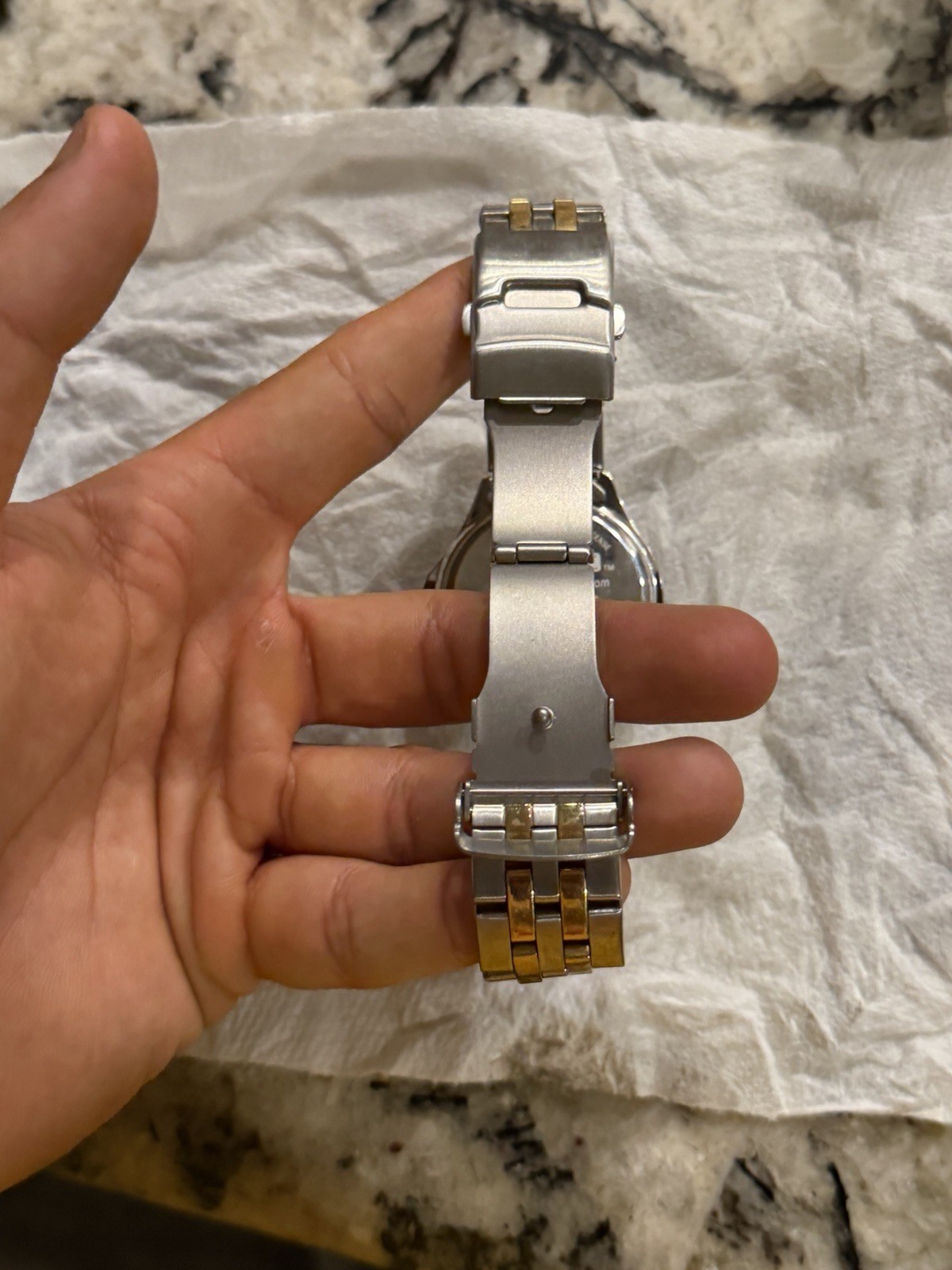 Game Time Philadelphia Eagles Quartz Analog Two-Tone Stainless Bracelet 50m