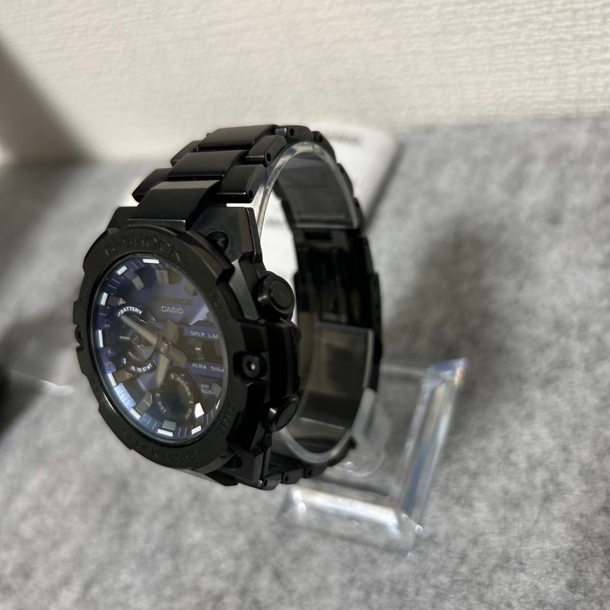 G SHOCK GST B400BD 1A2JF G STEEL Solar Radio Bluetooth Black Blue G Steel G Shoc