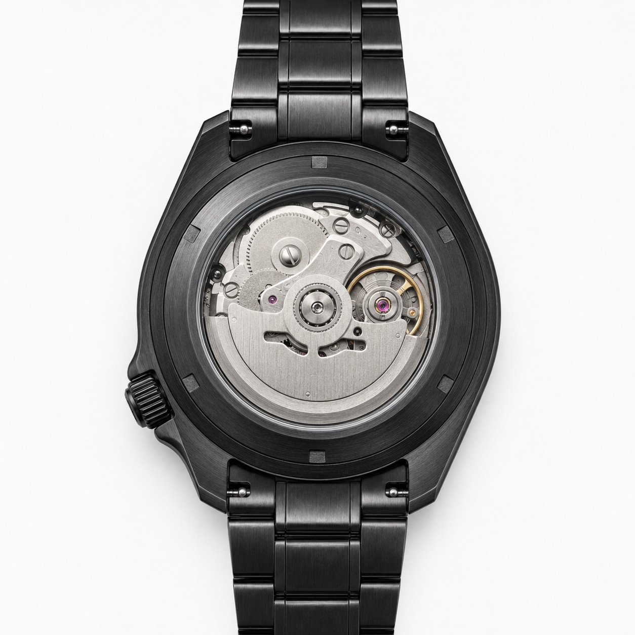 Élan Noir Automatic Day Mark BLACK OUT/PURPLE – 1 OF 1 CUSTOM WATCH EXTRELY RARE