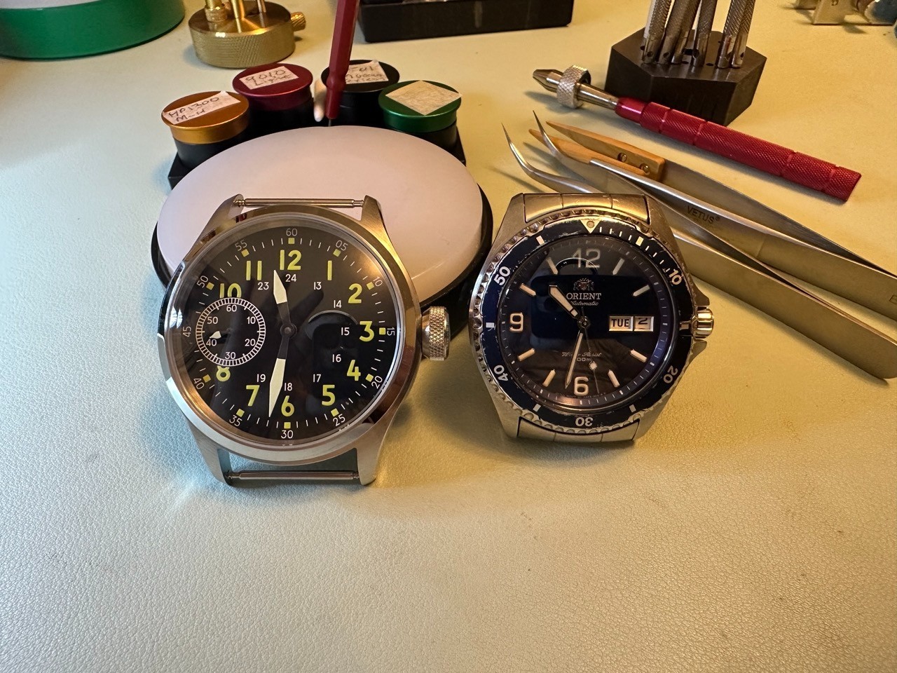Seagull ST3600 Avionics Style large wristwatch