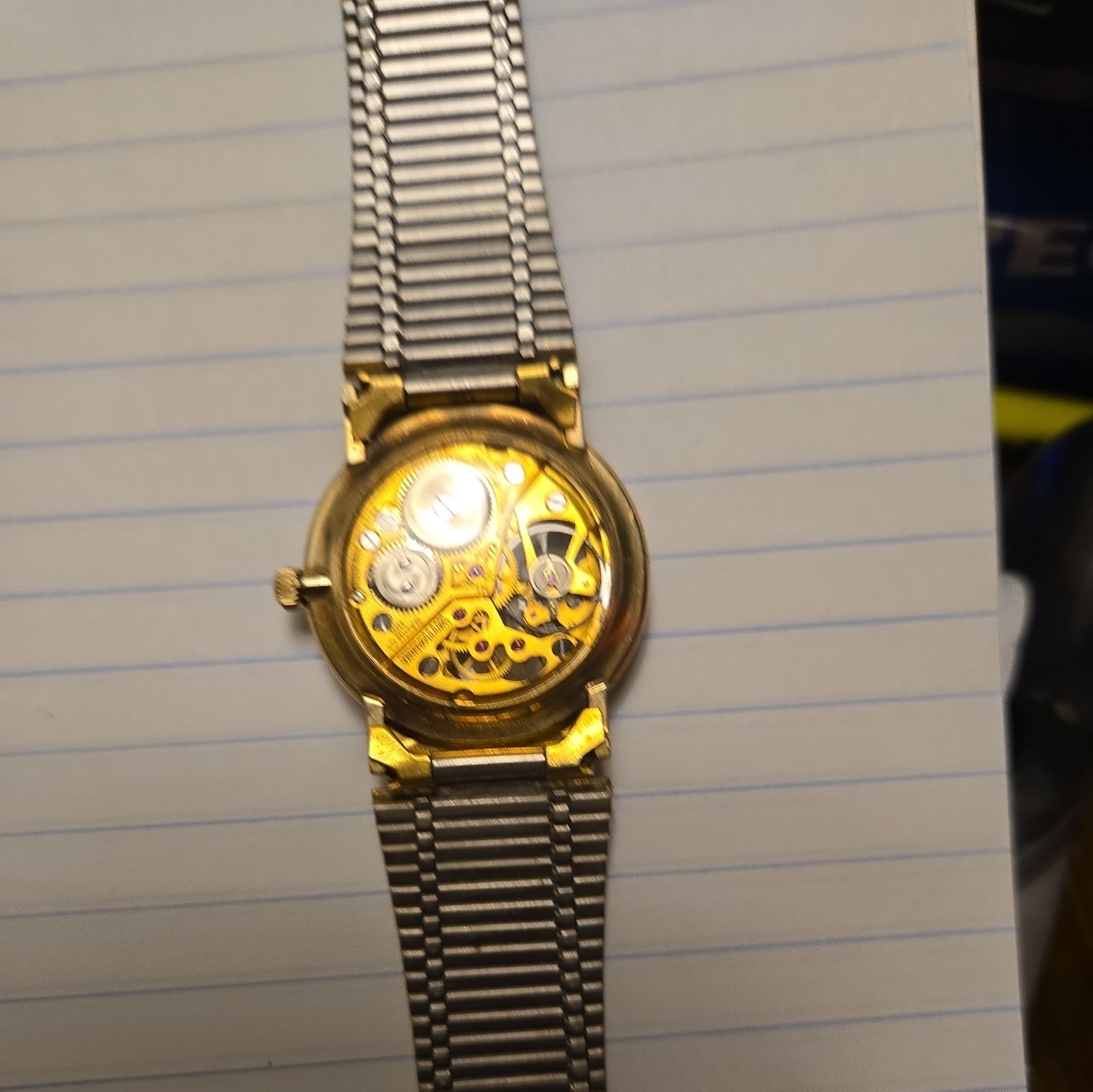 Vintage Wittnauer Skeleton Mens Watch 17 Jewels 10 ML