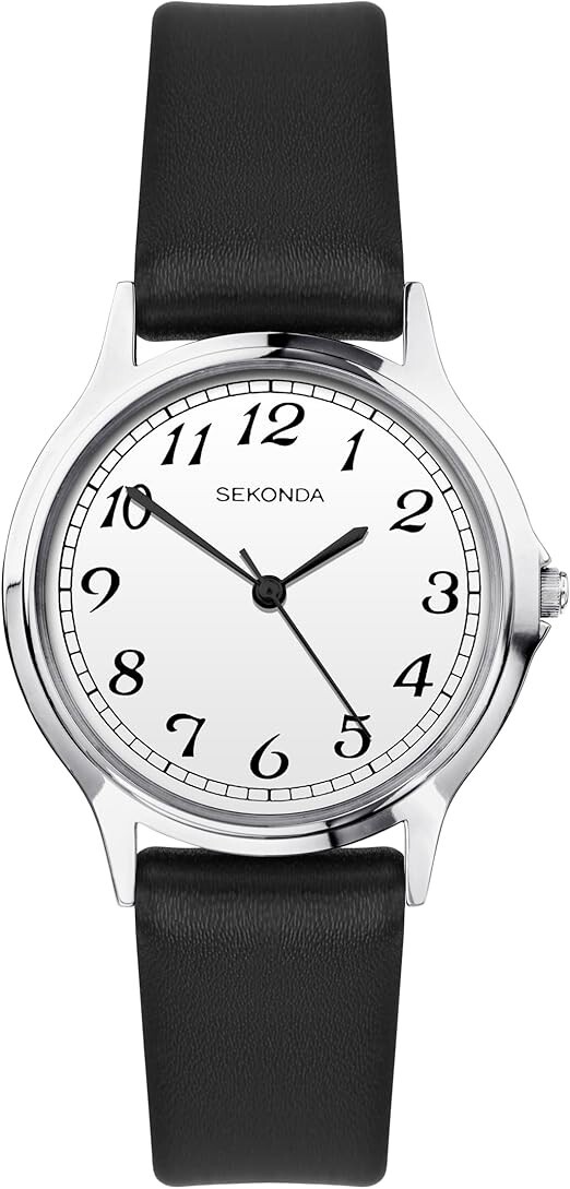 Sekonda Classic Ladies Watch Women White Dial Analogue Silver Bezel 2692 New