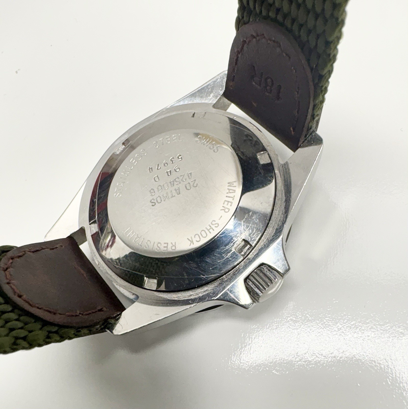 Vintage 60s 70s Era Croton Automatic Skin Diver 17 Jewel Men’s Wrist Watch Works