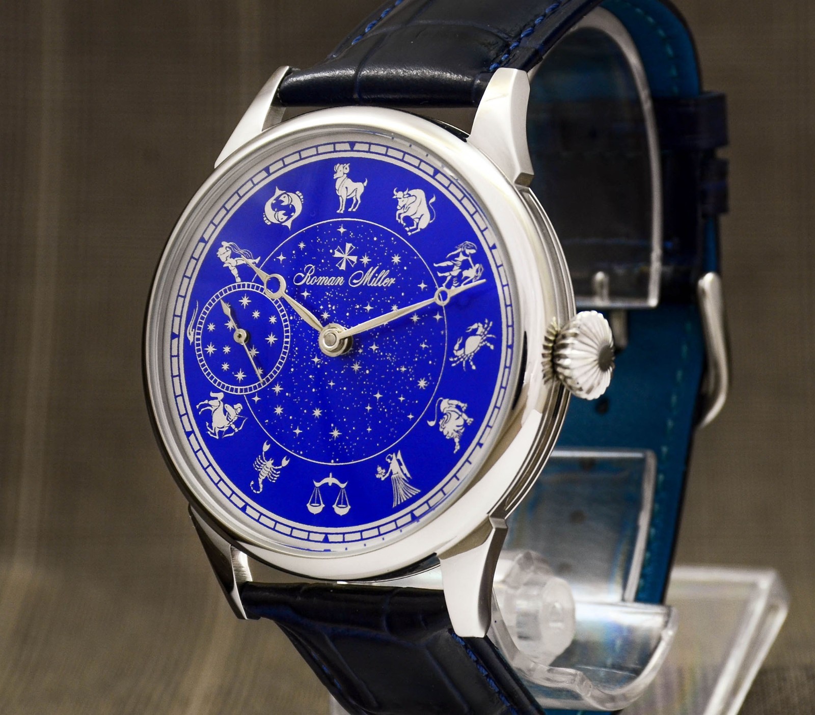 Dress Watch Zodiac Signs Man Wrist Watch Classic Marriage Watch Roman Miller