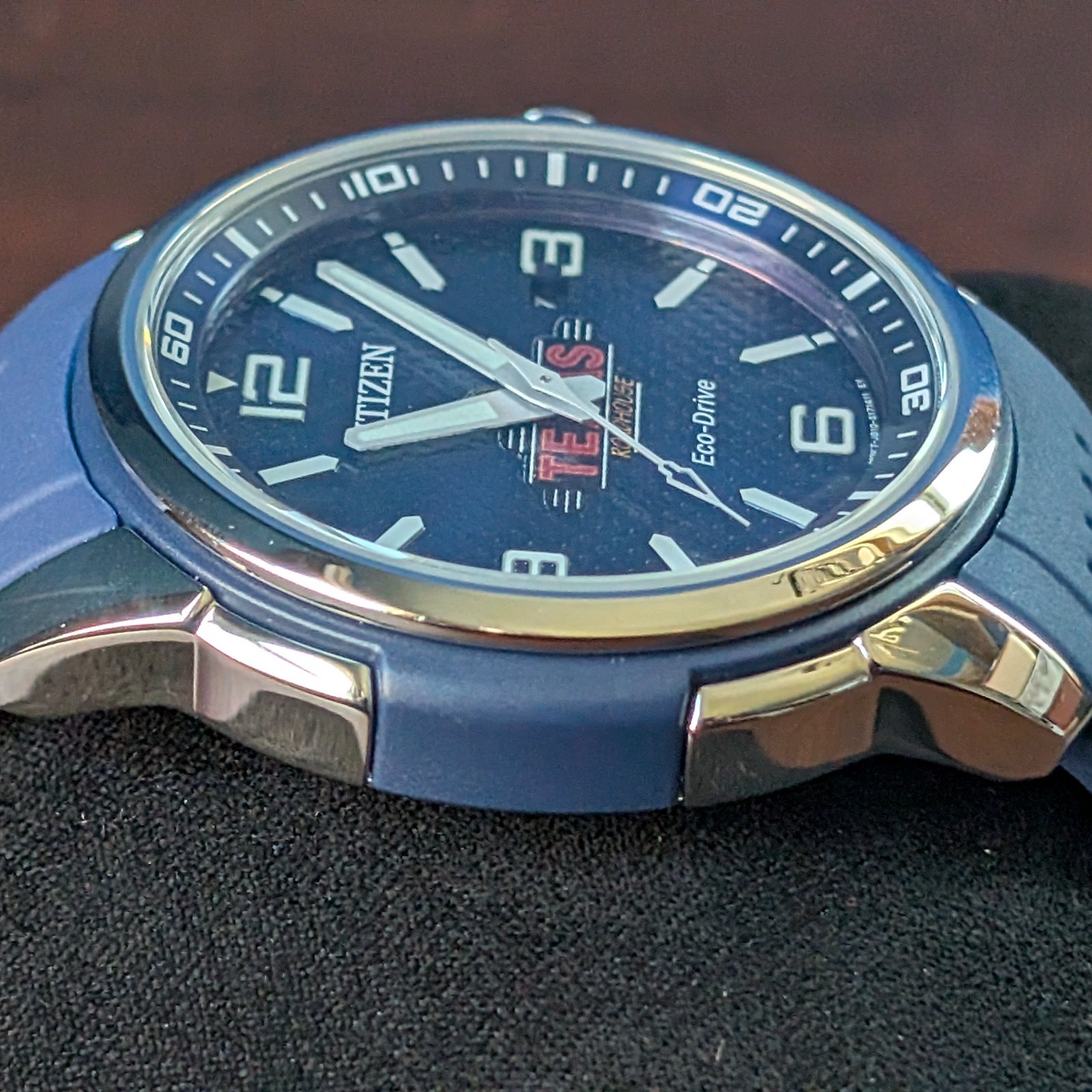 TEXAS Roadhouse Citizen Drive AR Eco-Drive Men’s Watch, Blue Dial, AW1158-05L