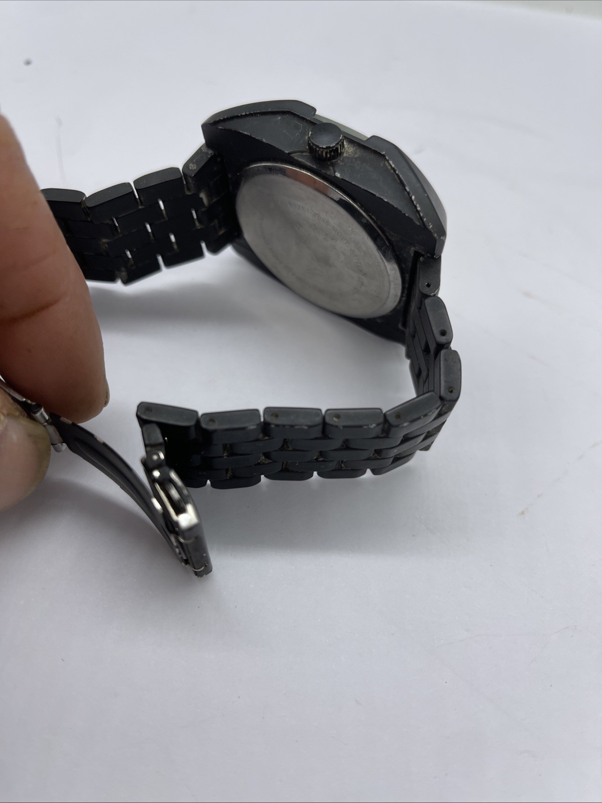 Mossimo Large Face Watch Black and Yellow MM90290 S60-12