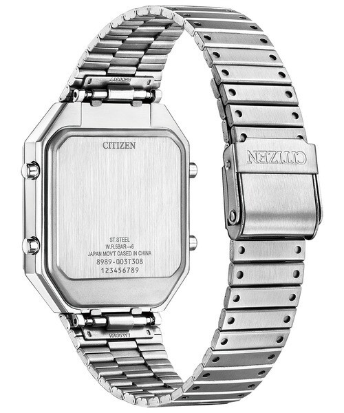 Citizen JG2126-69E Record Label Ana-digi Thermo Sensor Quartz Unisex Watch Japan